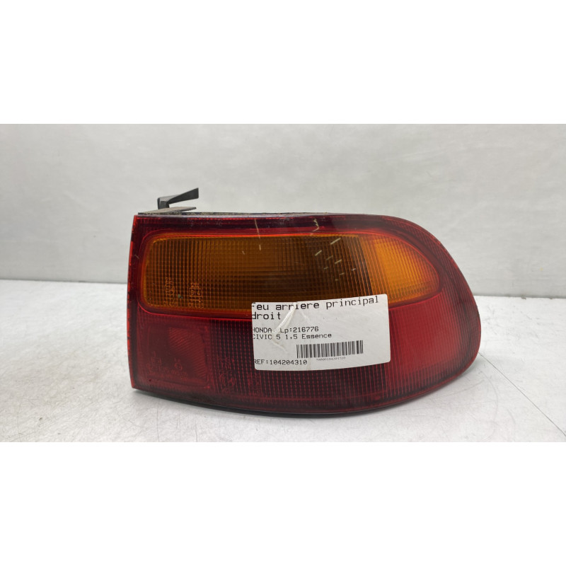 Feu arriere principal droit (feux) HONDA CIVIC 5 Photo n°1