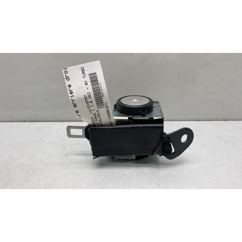 Ceinture arriere droit CITROEN DS5 Photo n°3