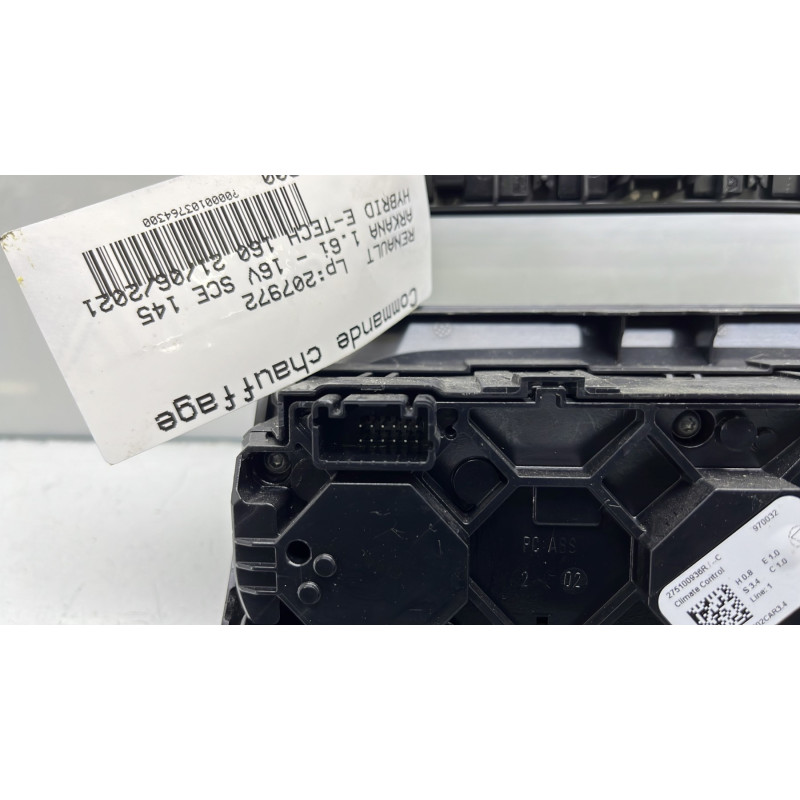 Commande chauffage RENAULT ARKANA Photo n°7