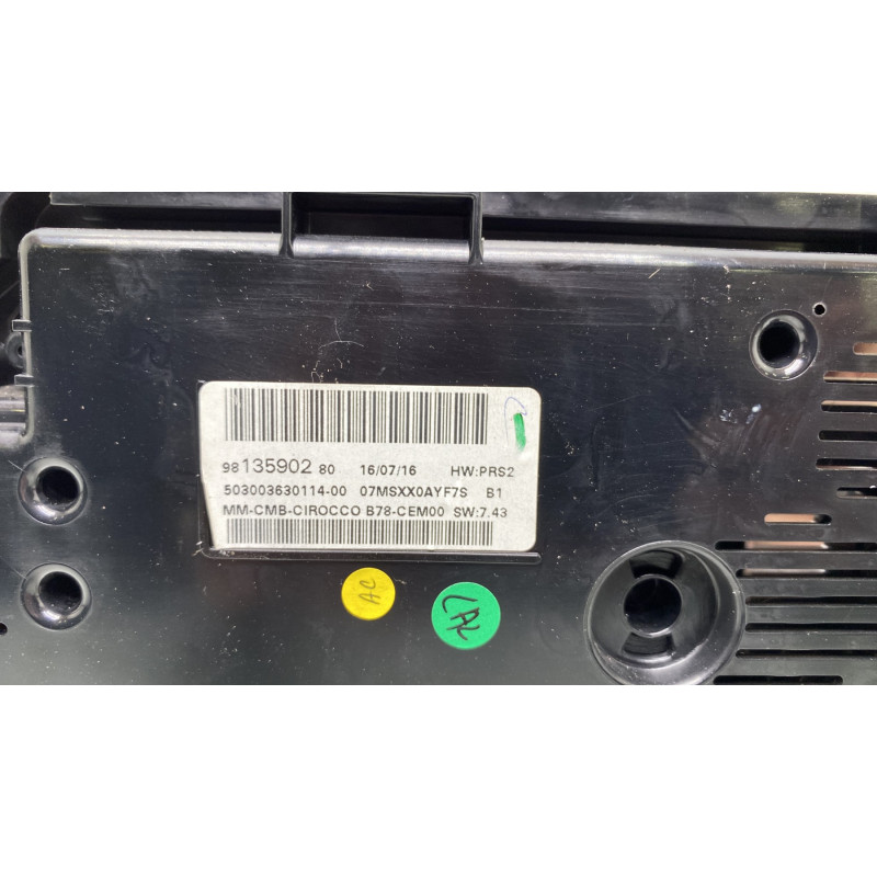 Compteur CITROEN C4 PICASSO 2 Photo n°3