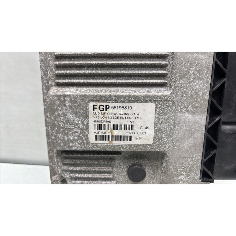 Calculateur moteur LANCIA YPSILON 4 Photo n°2