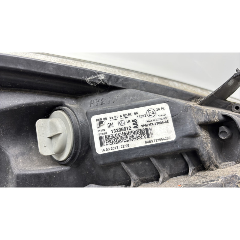 Optique avant principal gauche (feux)(phare) OPEL MERIVA B Photo n°10
