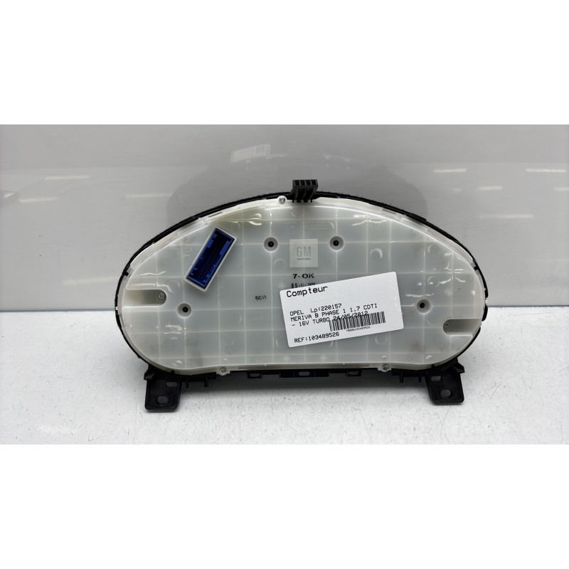 Compteur OPEL MERIVA B Photo n°2
