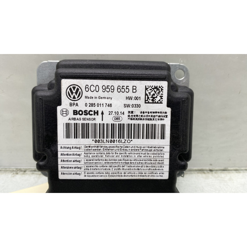 Boitier air bag VOLKSWAGEN POLO 5 Photo n°2