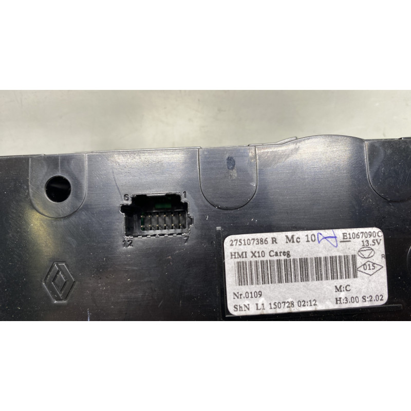 Commande chauffage RENAULT ZOE 1 Photo n°4