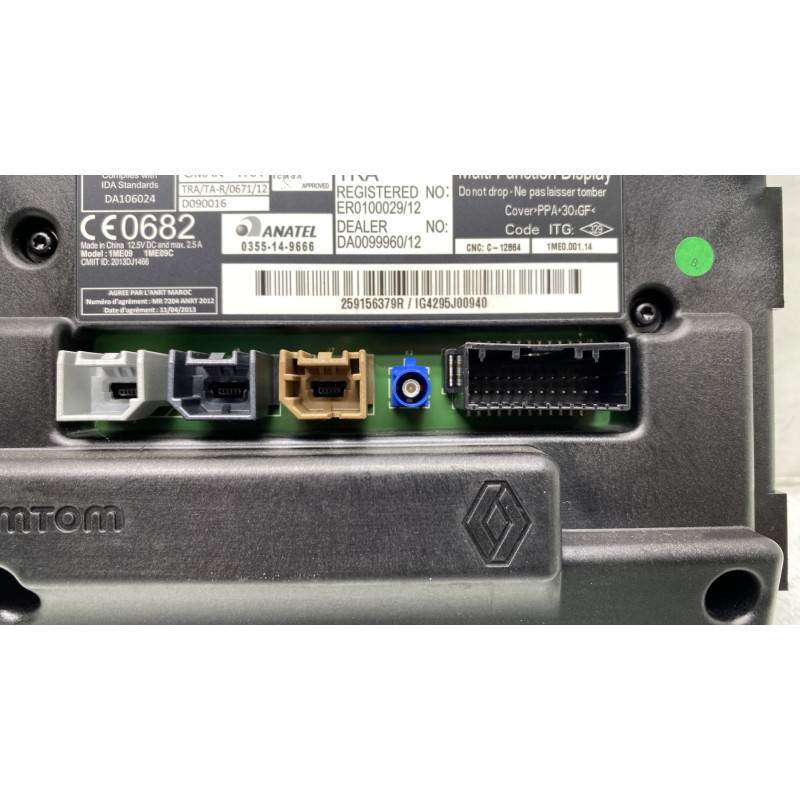 Ecran GPS RENAULT ZOE 1 Photo n°5