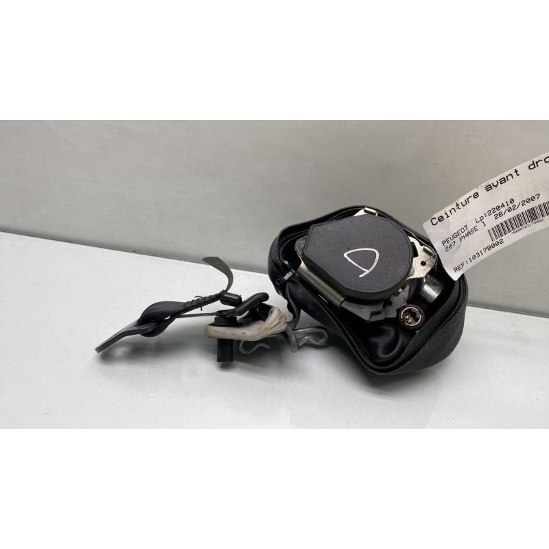 Pretensionneur de ceinture avant droit PEUGEOT 207 Photo n°1