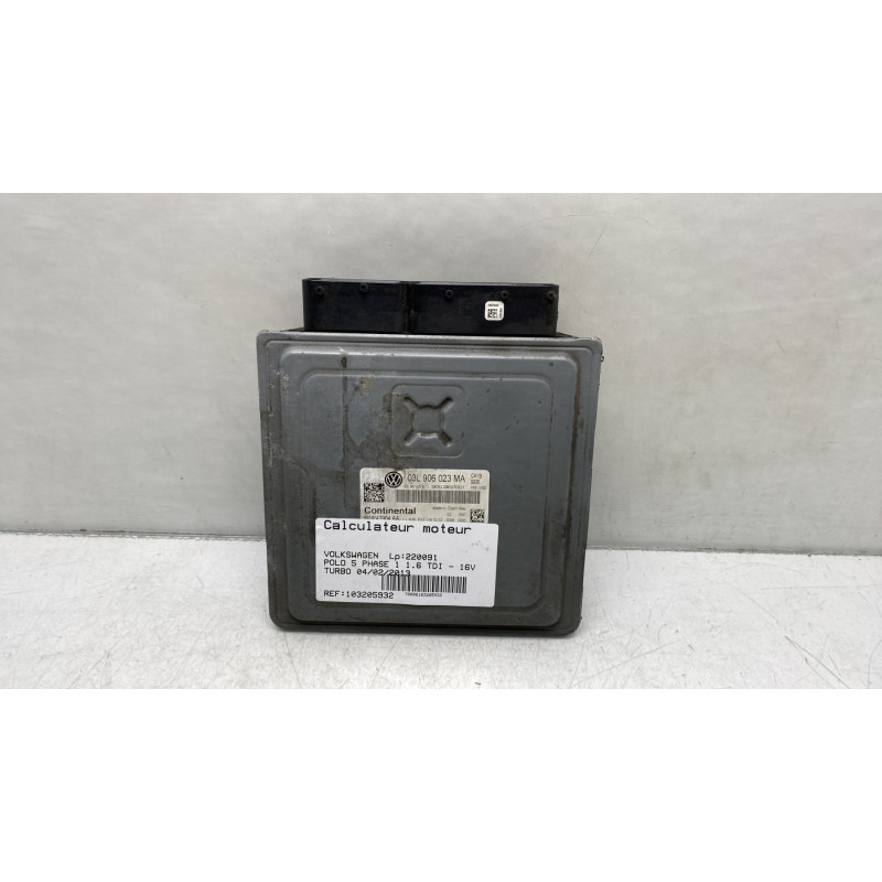 Calculateur moteur VOLKSWAGEN POLO 5 Photo n°3