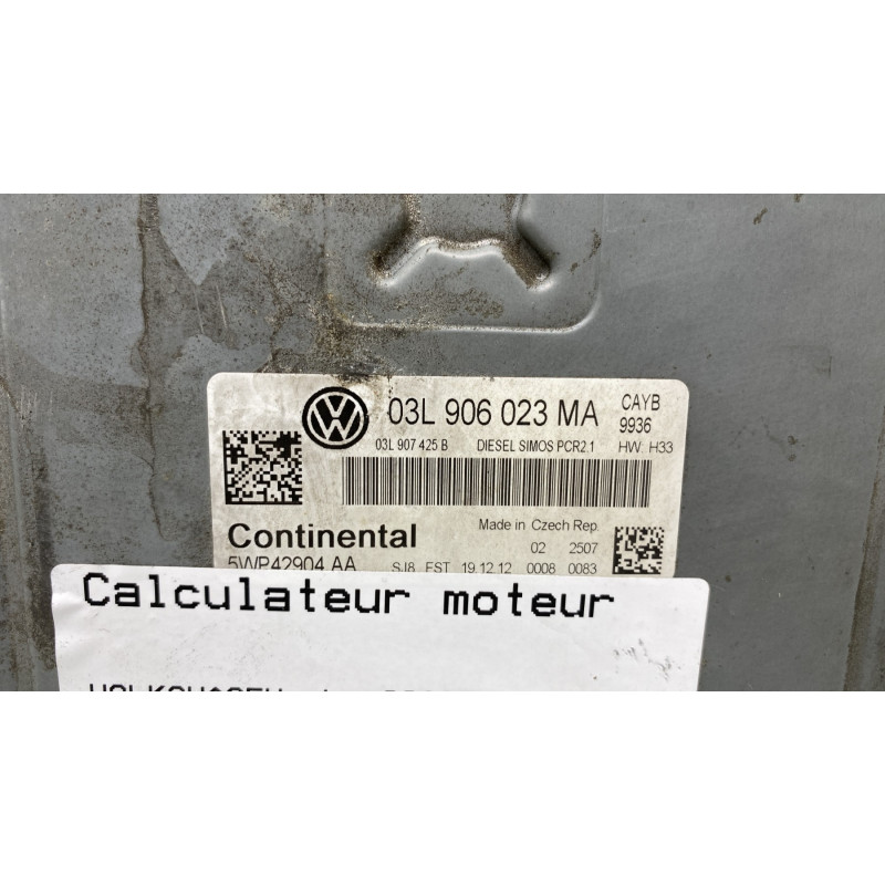 Calculateur moteur VOLKSWAGEN POLO 5 Photo n°4