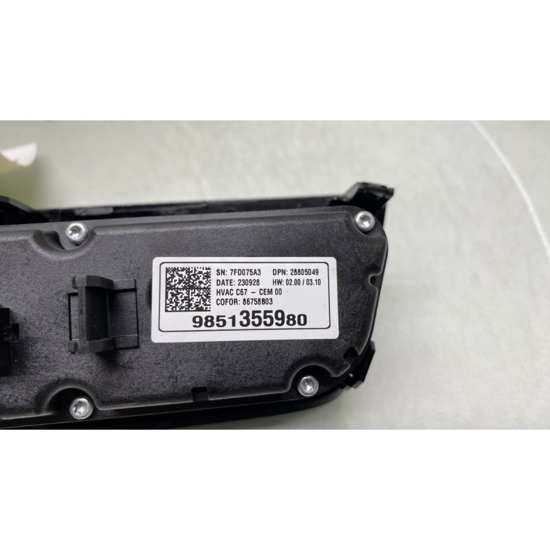 Commande chauffage OPEL CORSA F Photo n°4