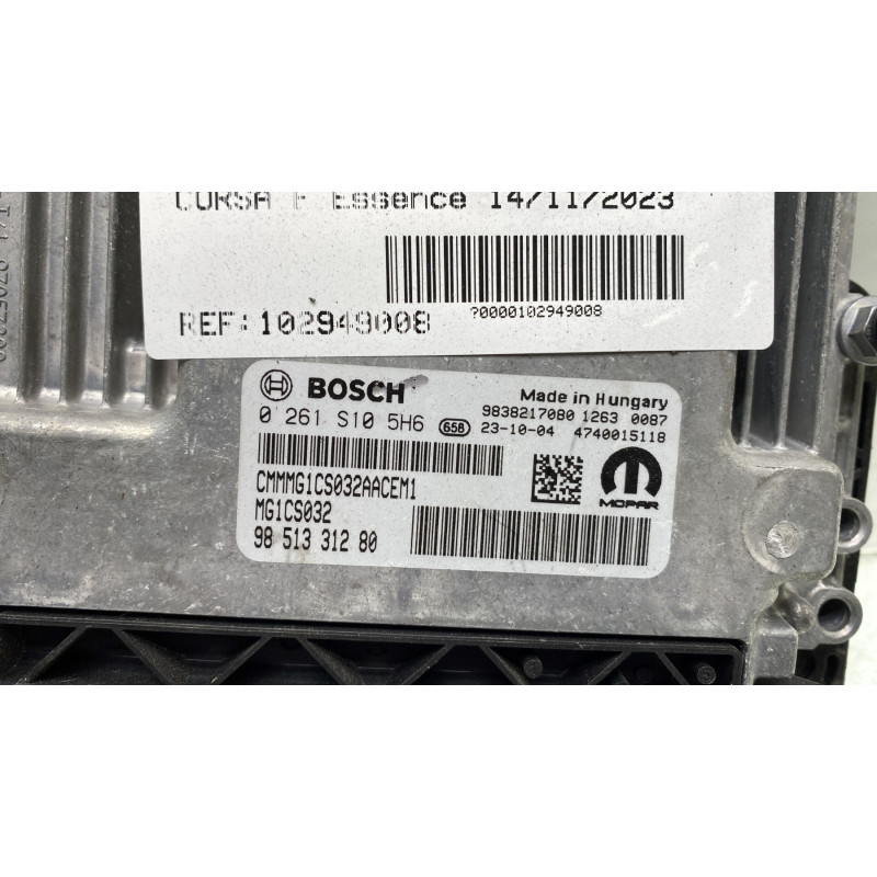 Calculateur moteur OPEL CORSA F Photo n°2