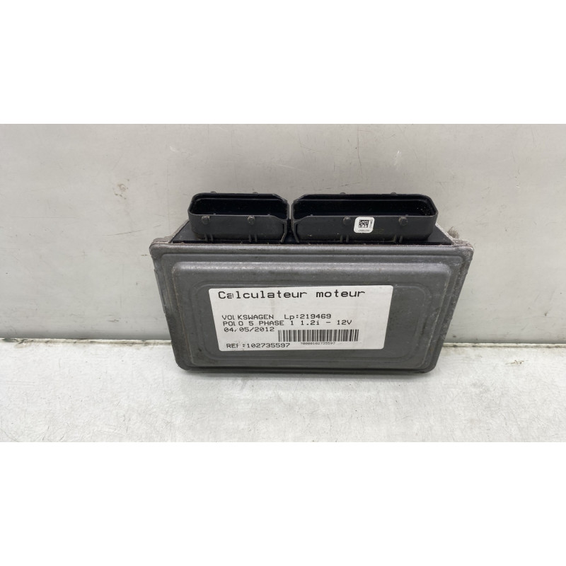 Calculateur moteur VOLKSWAGEN POLO 5 Photo n°3