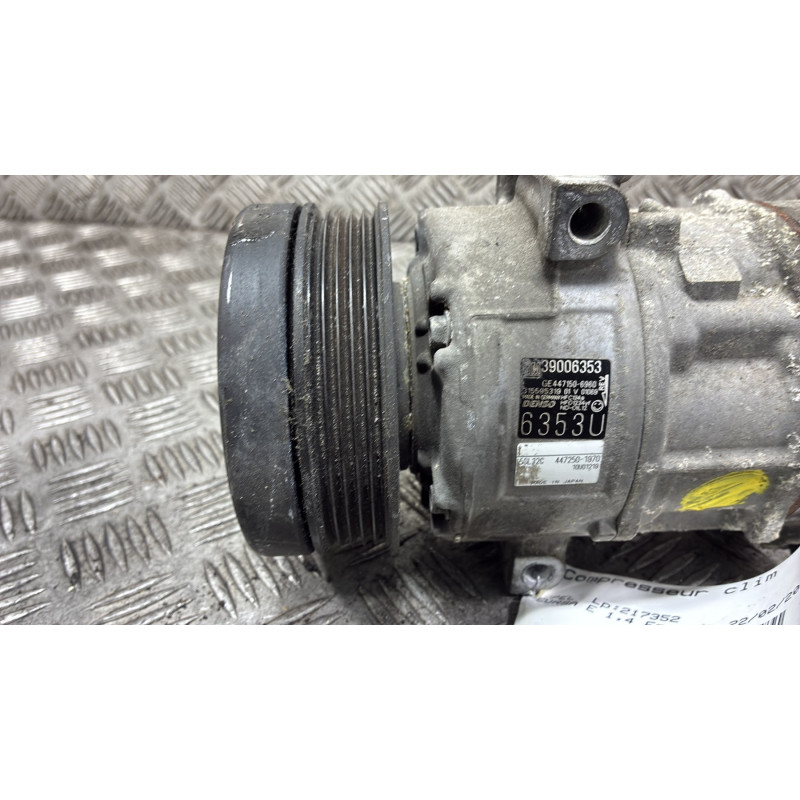 Compresseur clim OPEL CORSA E Photo n°2