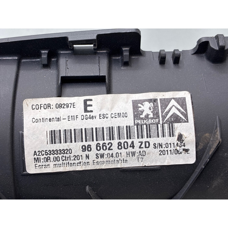 Ecran GPS PEUGEOT RCZ Photo n°9