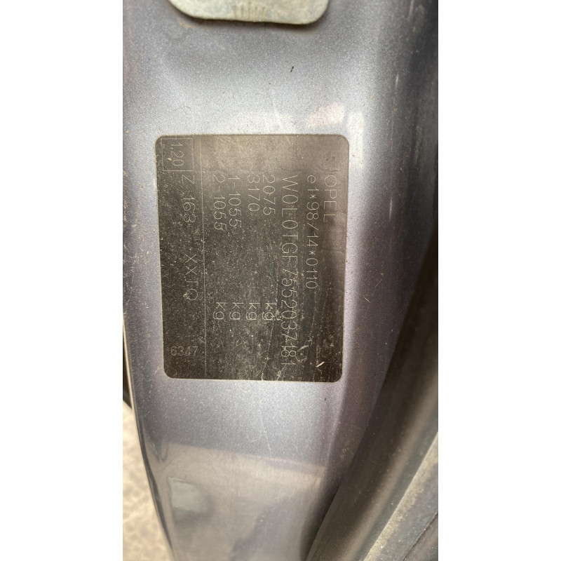 Serrure arriere droit OPEL ZAFIRA A Photo n°5