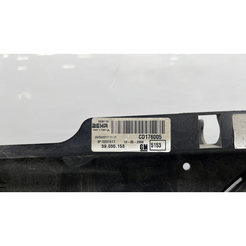 Moto ventilateur radiateur OPEL CORSA E Photo n°5