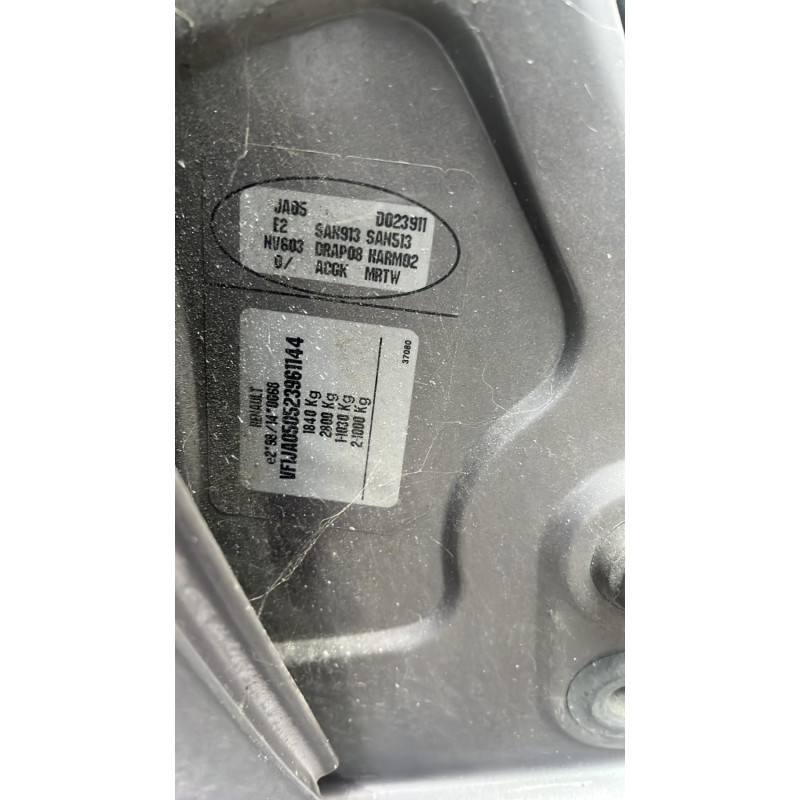 Porte avant gauche RENAULT SCENIC 1 Photo n°10
