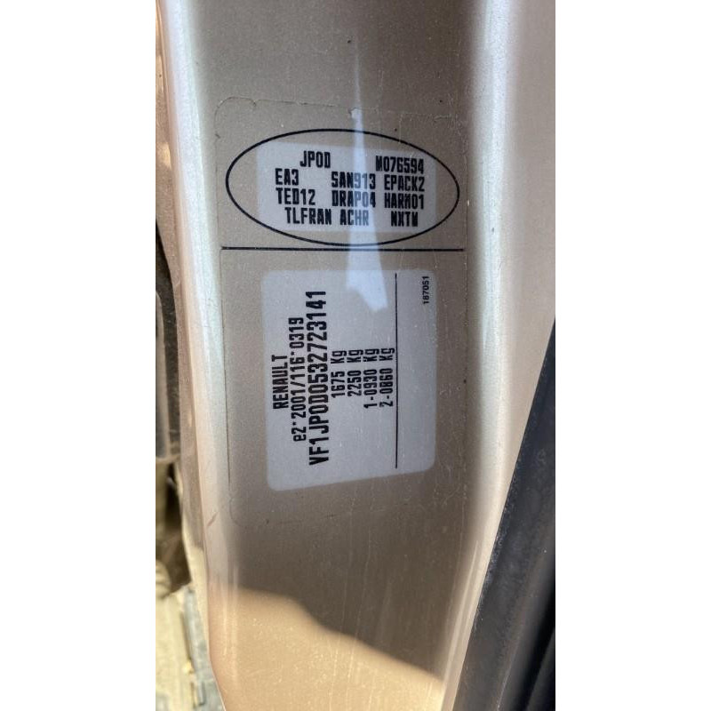 Custode arriere gauche (porte) RENAULT MODUS Photo n°13