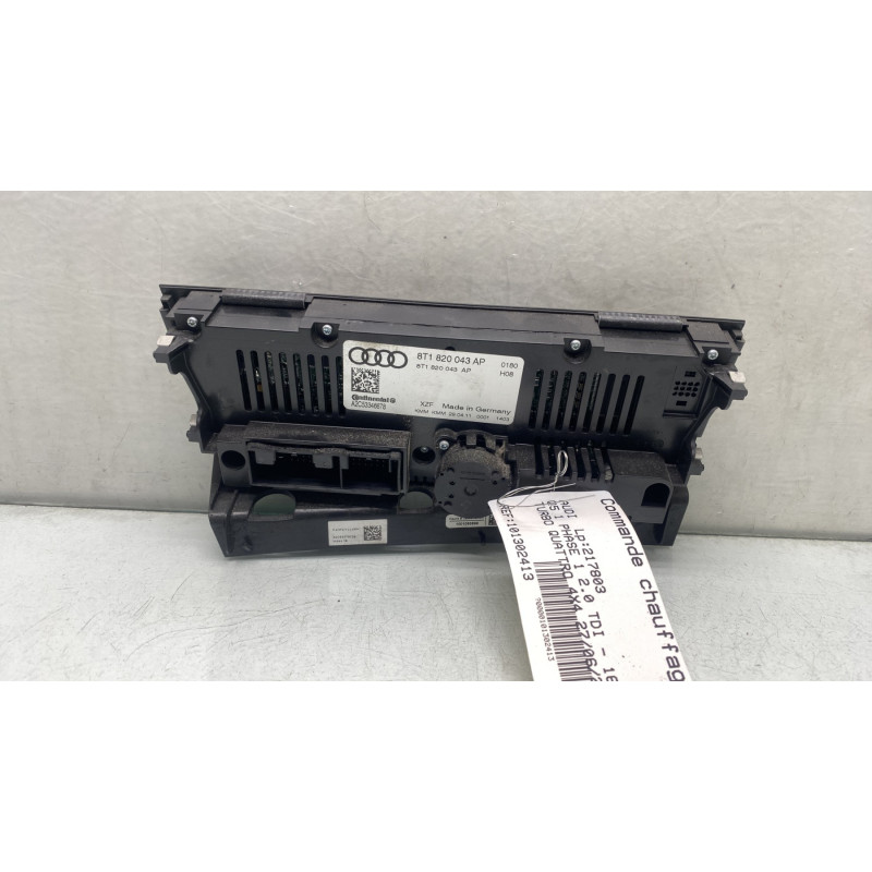 Commande chauffage AUDI Q5 1 Photo n°2