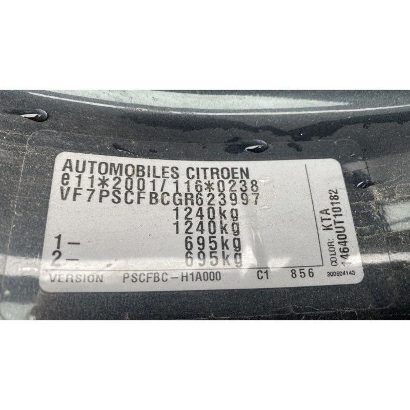 Compteur CITROEN C1 2 Photo n°4