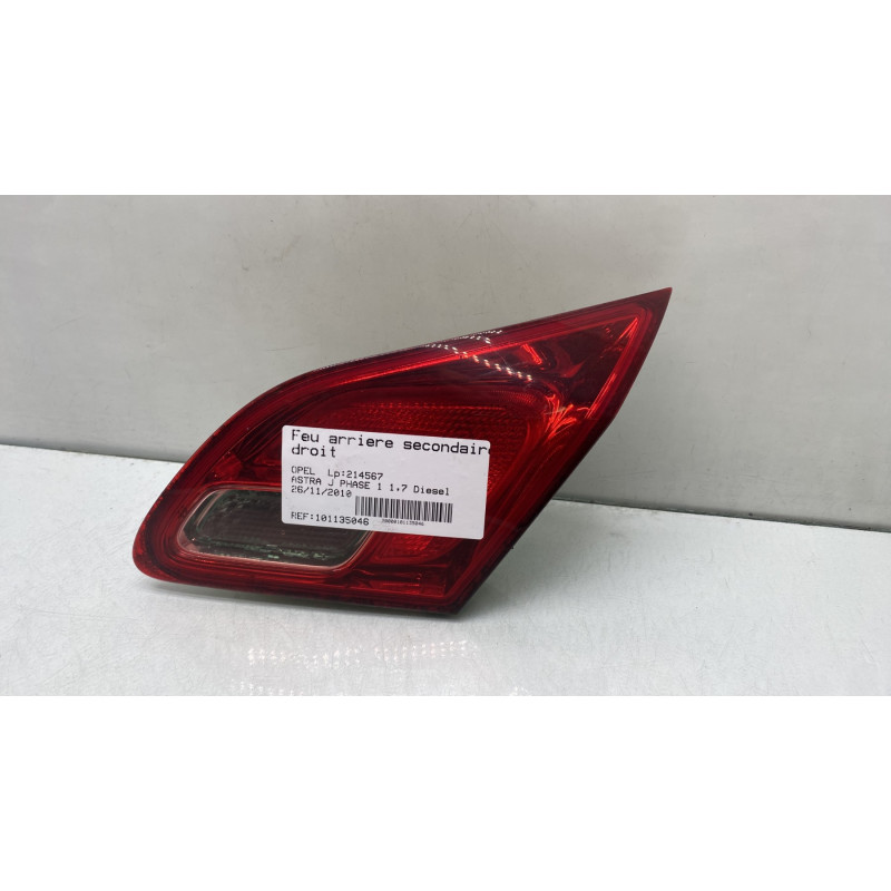 Feu arriere secondaire droit (feux) OPEL ASTRA J Photo n°1