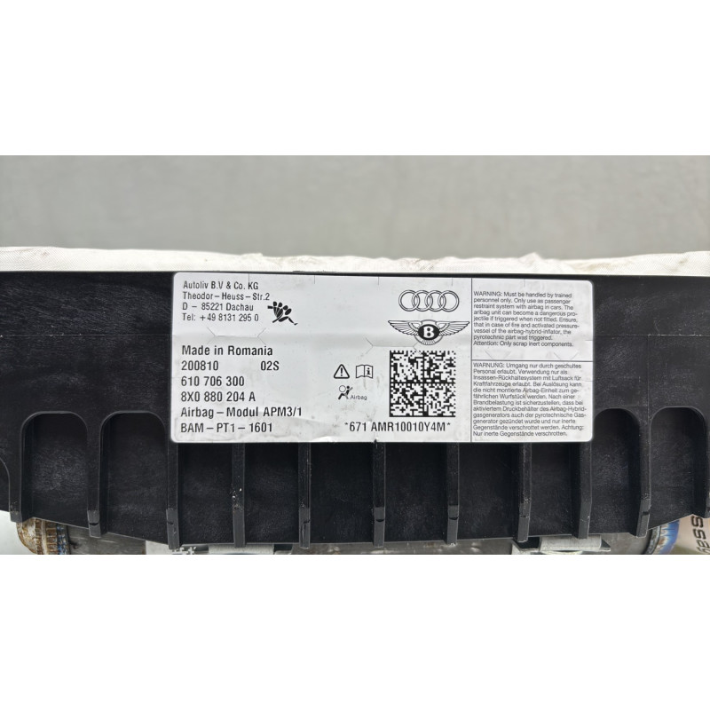 Air bag passager AUDI A1 1 Photo n°3