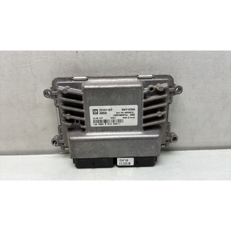 Calculateur moteur CHEVROLET SPARK Photo n°1