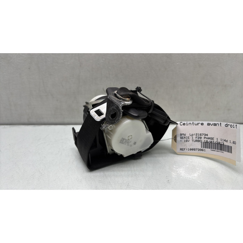 Ceinture avant droit BMW SERIE 1 F20 Photo n°1