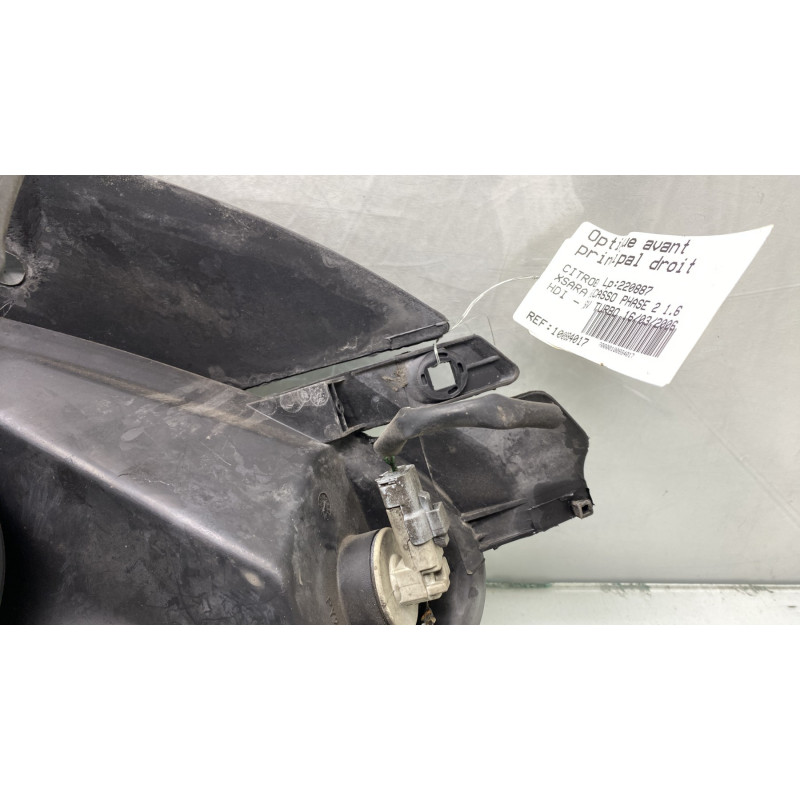 Optique avant principal droit (feux)(phare) CITROEN XSARA PICASSO Photo n°5