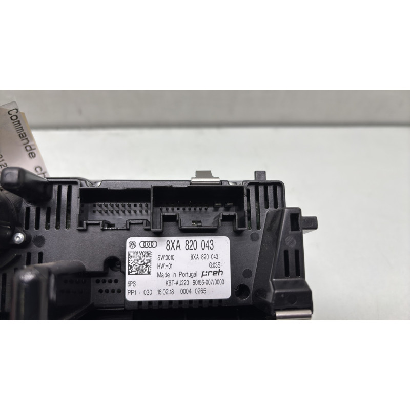 Commande chauffage AUDI A1 1 Photo n°4
