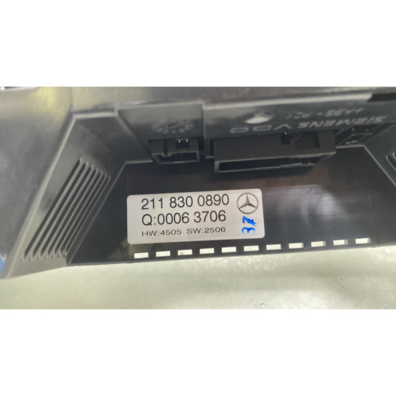 Commande chauffage MERCEDES CLASSE E 211 Photo n°4