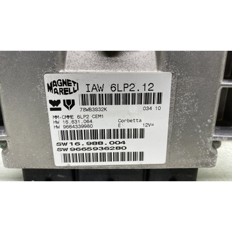 Calculateur moteur CITROEN C4 1 Photo n°4