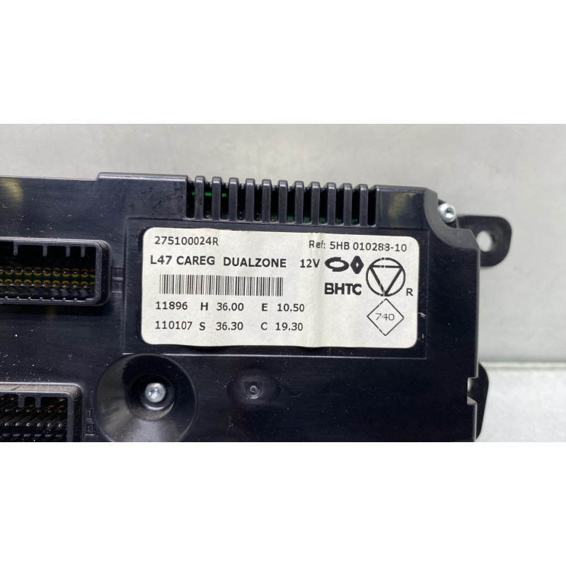 Commande chauffage RENAULT LATITUDE Photo n°3