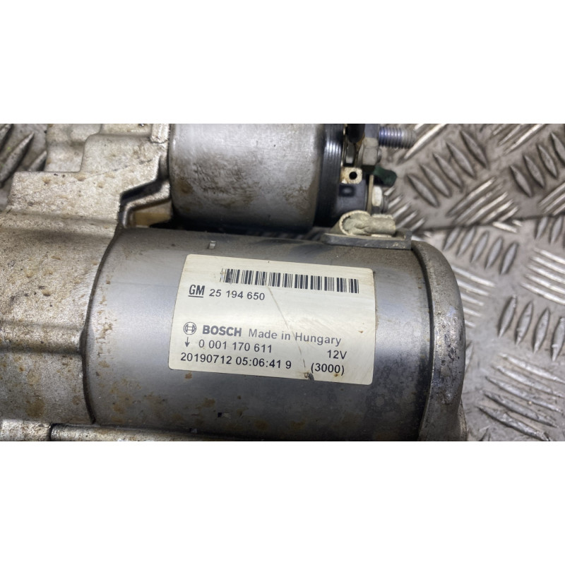 Demarreur OPEL CORSA E Photo n°2