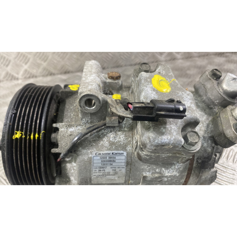 Compresseur clim NISSAN QASHQAI 1 Photo n°2