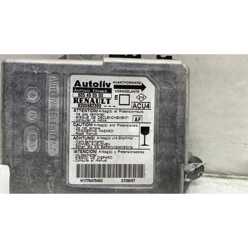 Boitier air bag RENAULT MEGANE 2 Photo n°2