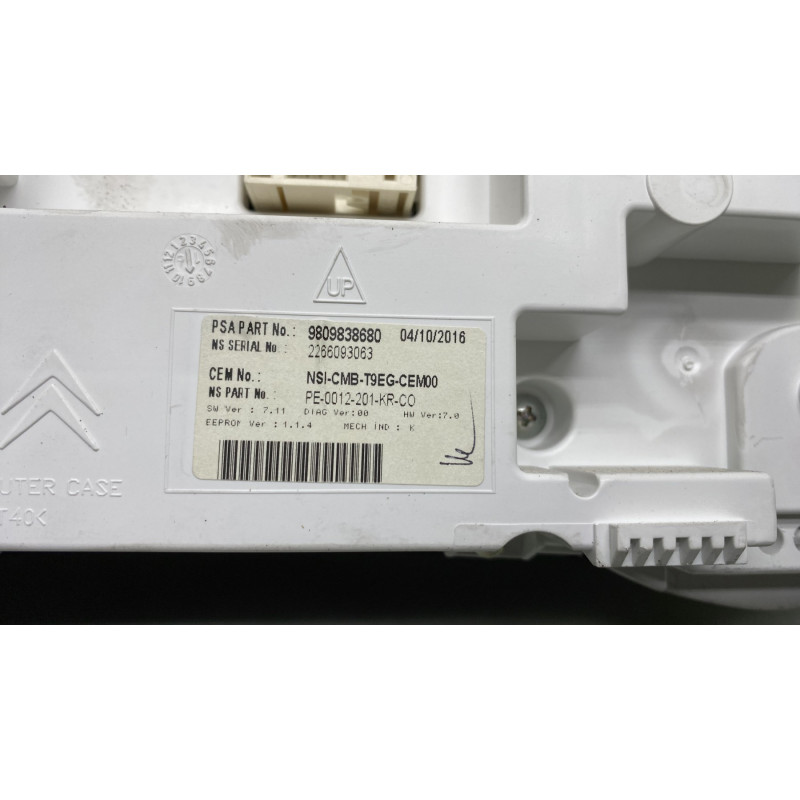 Compteur PEUGEOT 308 2 Photo n°4