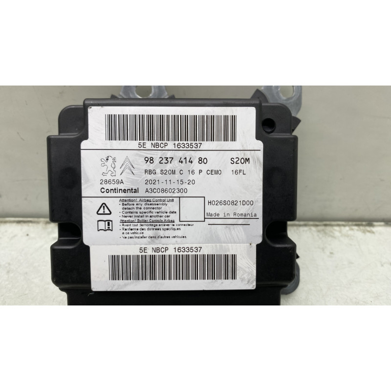 Boitier air bag PEUGEOT 3008 2 Photo n°2