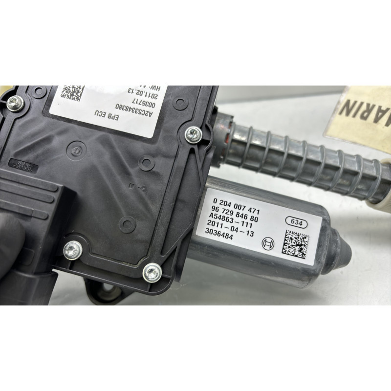 Bloc electrique de frein a main CITROEN C4 2 Photo n°4