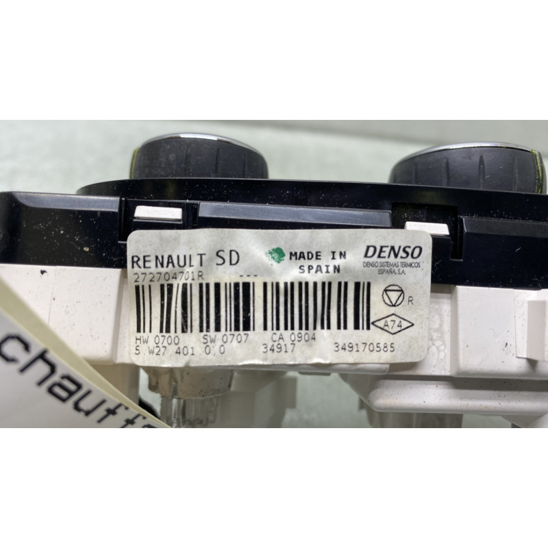 Commande chauffage RENAULT CAPTUR 1 Photo n°4