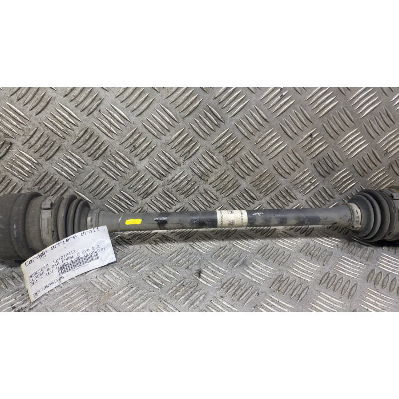 Cardan arriere droit (transmission) MERCEDES CLASSE B 246 Photo n°3