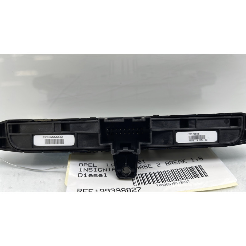 Bouton de warning OPEL INSIGNIA 1 Photo n°3