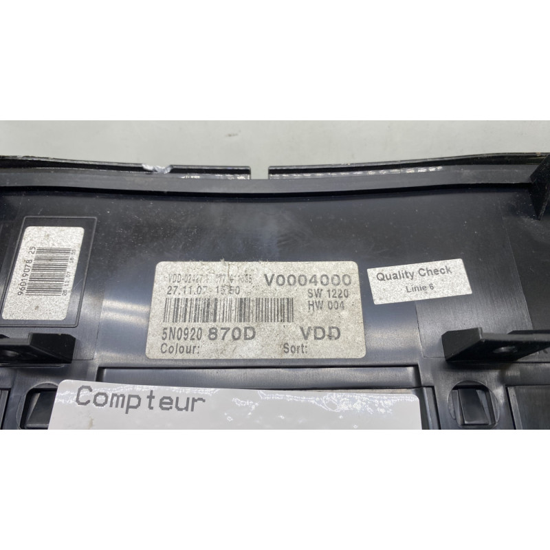 Compteur VOLKSWAGEN TIGUAN 1 Photo n°4