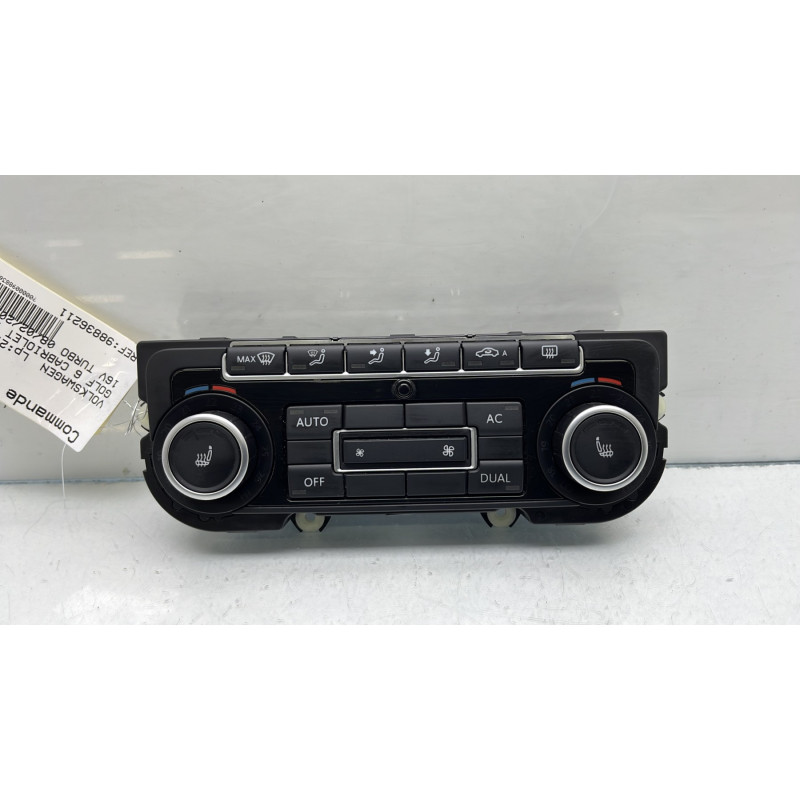 Commande chauffage VOLKSWAGEN GOLF 6 Photo n°1