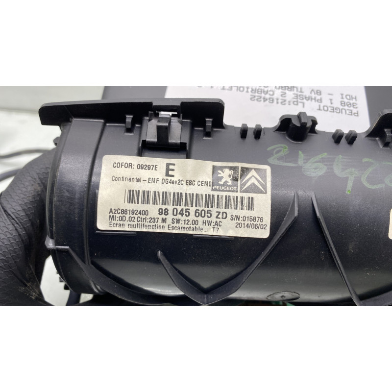 Ecran GPS PEUGEOT 308 1 Photo n°4