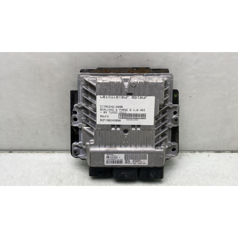 Calculateur moteur CITROEN BERLINGO 2 Photo n°1