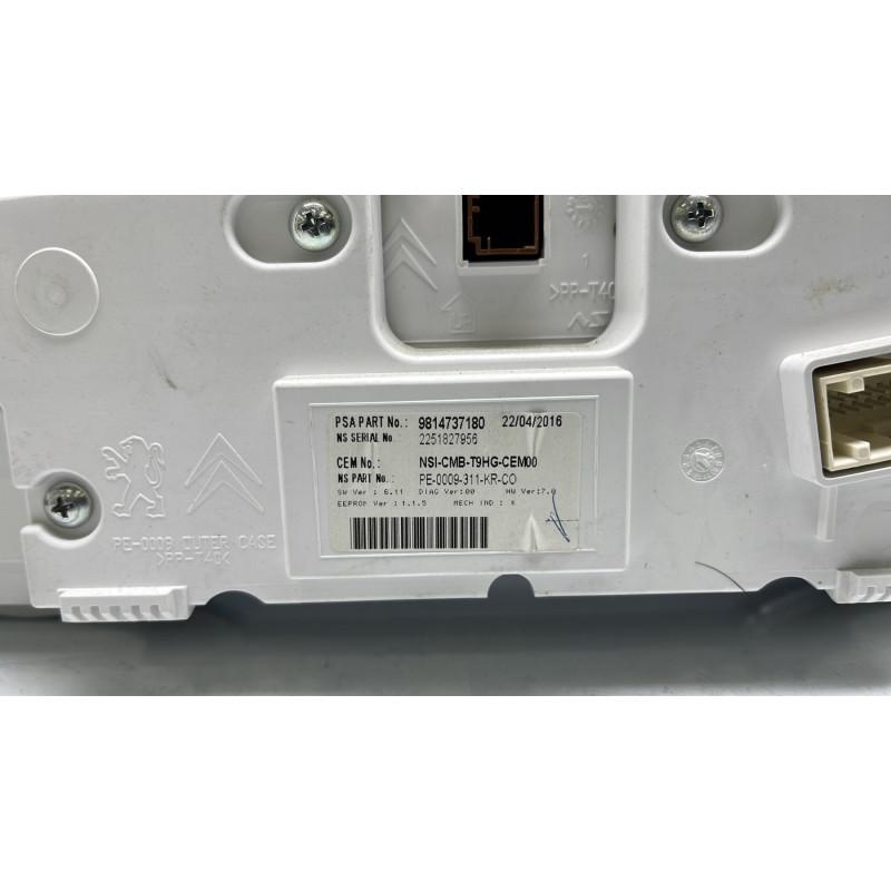 Compteur PEUGEOT 308 2 SW Photo n°6