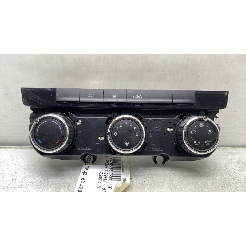Commande chauffage SKODA OCTAVIA 3 Photo n°1