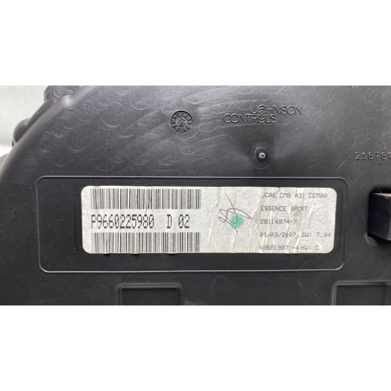Compteur CITROEN C2 Photo n°3