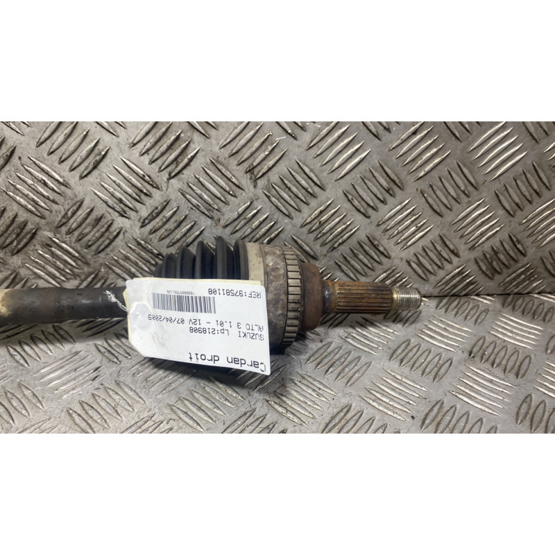 Cardan droit (transmission) SUZUKI ALTO 3 Photo n°4